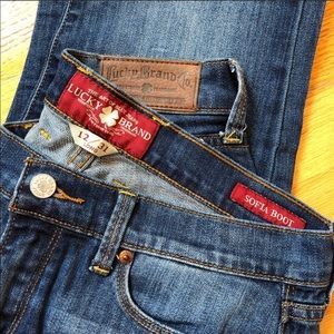 EUC Lucky Brand Sofia Boot cut Jeans 12/31 Long